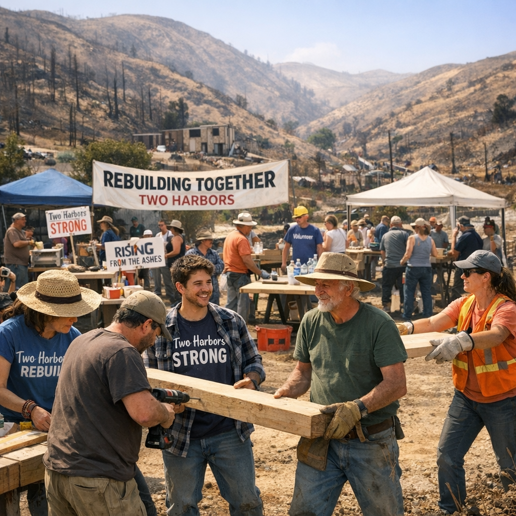 Two Harbors Community Rallies After Stewart Trail Fire
